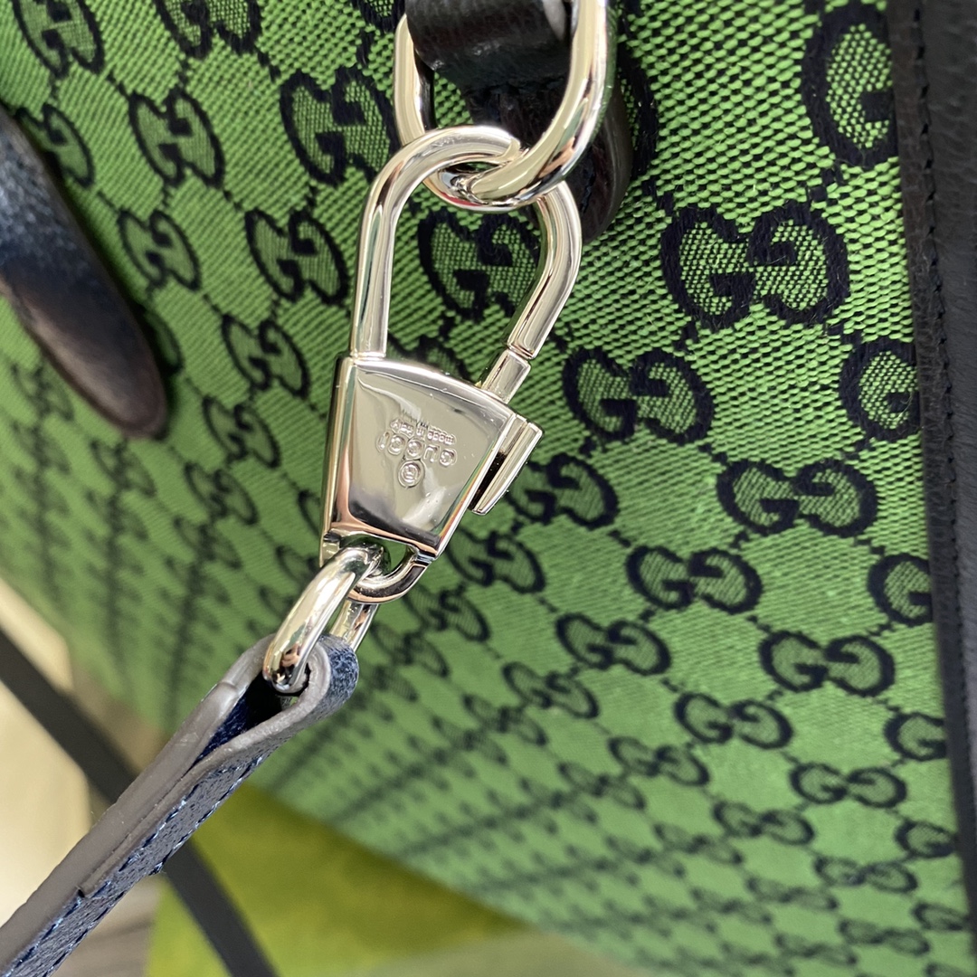 Gucci GG Large Tote Bag Shoulder Bag 659980 Green